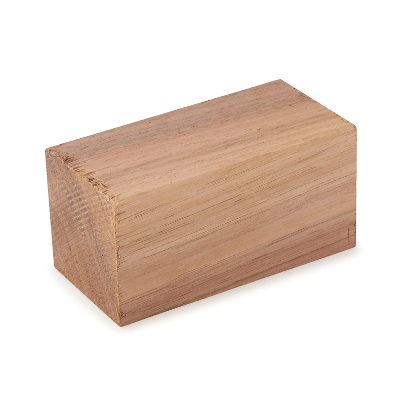 Walnut Wood Turning Stock - Thickness:1-1/2" - Width:1-1/2" - Length:3"